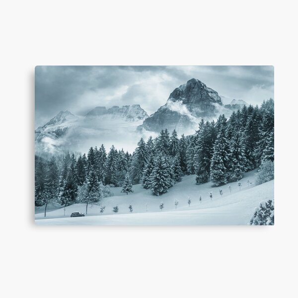 Item preview, Snowy Forest and Mountain designed and sold by NoCoffeeNoLife.
