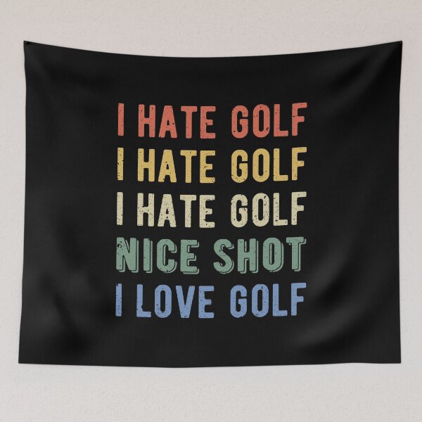 Item preview, Funny Golfer - I Hate Golf I designed and sold by Lemon Pepper.