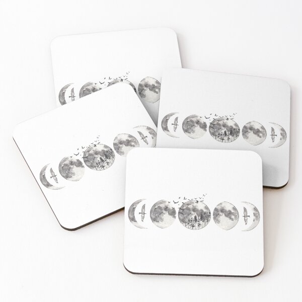 Item preview, Moon Phases with Birds design. designed and sold by SheaLN.