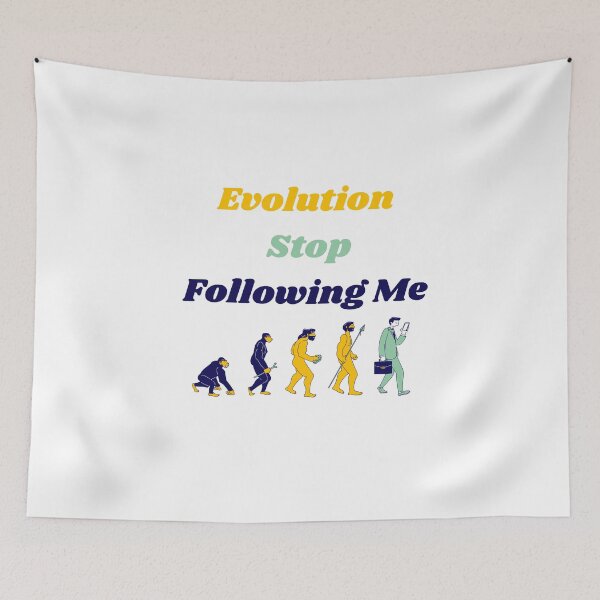 Item preview,  Evolution Stop Following Me designed and sold by yassminishop.