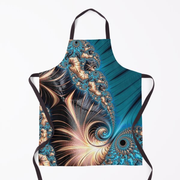Item preview, Elegant Copper and Teal Fractal Eight designed and sold by Elisabeth Lucas.
