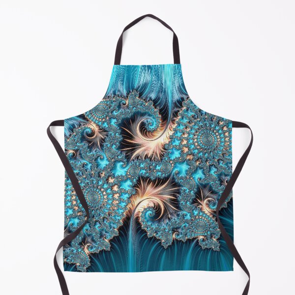 Item preview, Elegant Copper and Teal Fractal Seven designed and sold by Elisabeth Lucas.