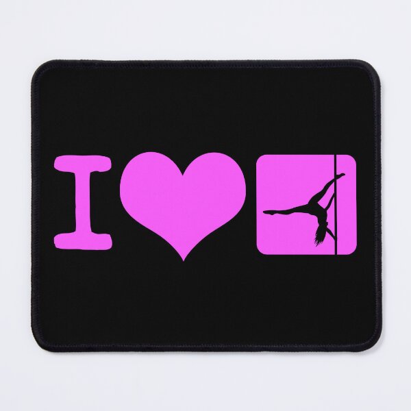 Item preview, I Love Pole Dancing Dancer Fitness Pink Gift Idea designed and sold by haselshirt.