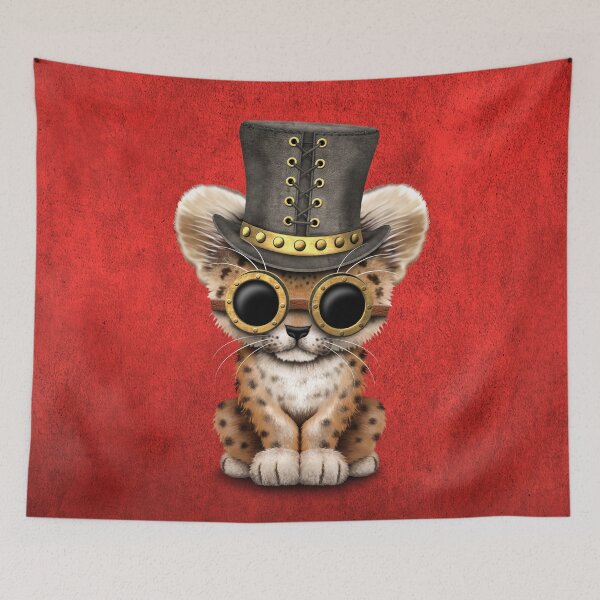 Item preview, Steampunk Baby Leopard Cub  designed and sold by JeffBartels.