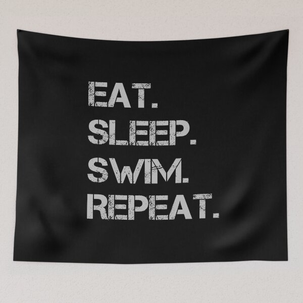 Item preview, Eat Sleep Swim Repeat  designed and sold by rachidhaz.