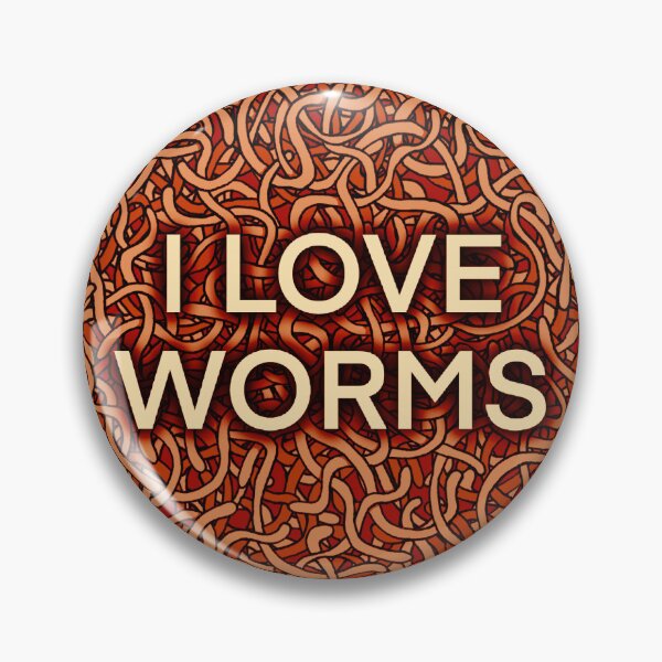 Item preview, I LOVE WORMS designed and sold by Bunchable.