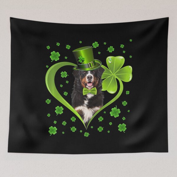 Item preview, Funny Puppy Shamrock Bernese Mountain Dog St Patricks Day designed and sold by HardiKel.