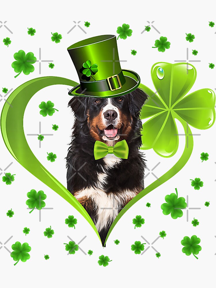 Greater Swiss Mountain Dog St Patricks Leprechaun Shamrock T-Shirt Greater Swiss Mountain Dog St Patricks Leprechaun Shamrock T-Shirt