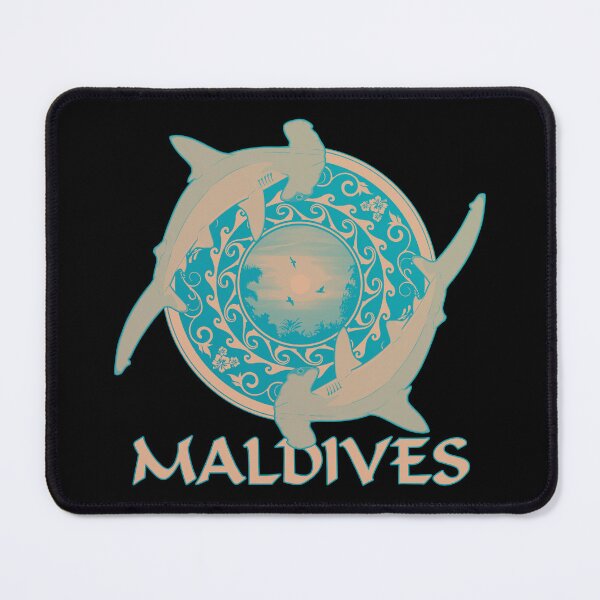 Item preview, Maldives hammerheads designed and sold by NicGrayGraphic.