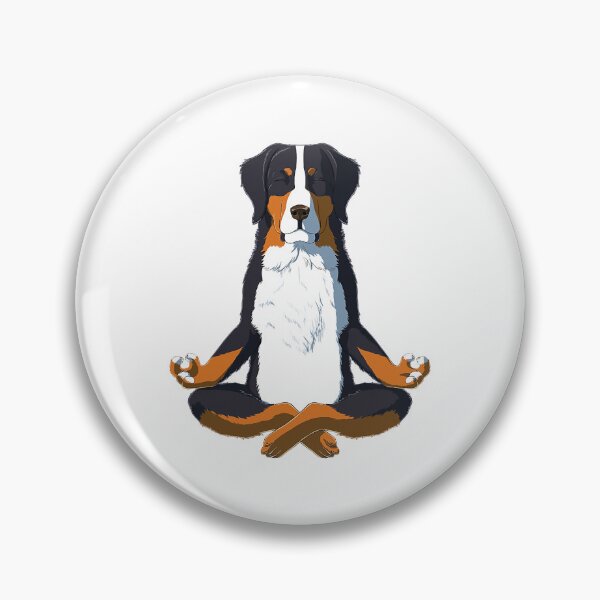 Item preview, Funny Yoga Bernese Mountain Dog designed and sold by HardiKel.
