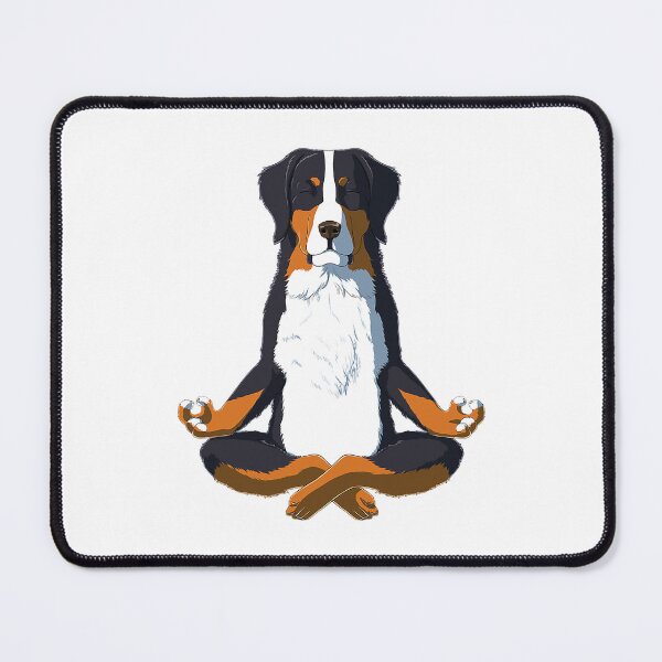 Item preview, Funny Yoga Bernese Mountain Dog designed and sold by HardiKel.