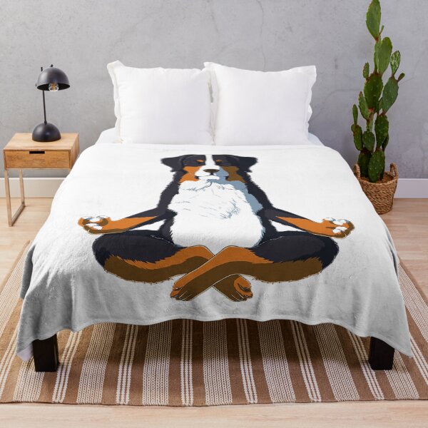 Item preview, Funny Yoga Bernese Mountain Dog designed and sold by HardiKel.