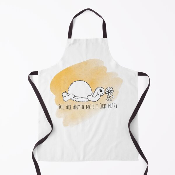 Item preview, You Are Anything But Ordinary Turtle and Flower designed and sold by PeachBabeSuds.