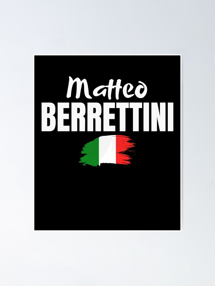 " BERRETTINI-TEAM BERRETTINI-MATTEO BERRETTINI" Poster by GRADA007
