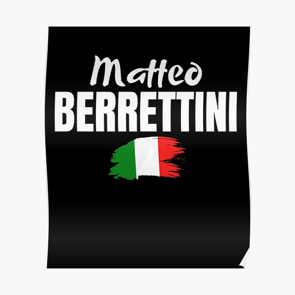 " BERRETTINI-TEAM BERRETTINI-MATTEO BERRETTINI" Poster by GRADA007