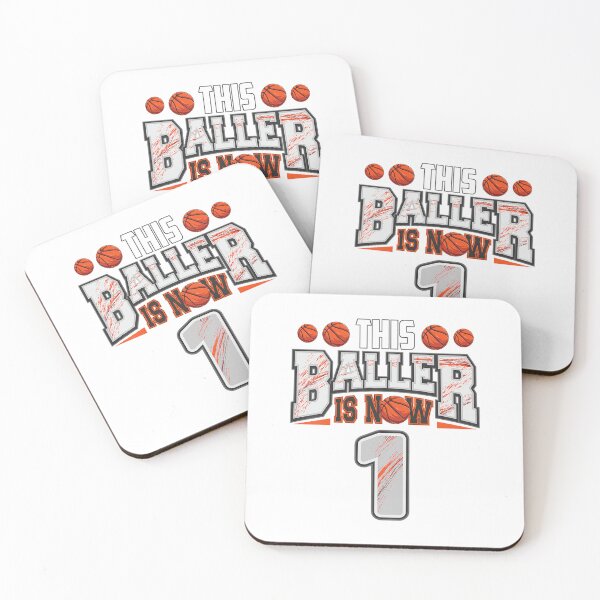 Item preview, Baller Is Now 1 Kids Basketball Player 1 Years Old Basketball 1st Birthday designed and sold by PameGraha.