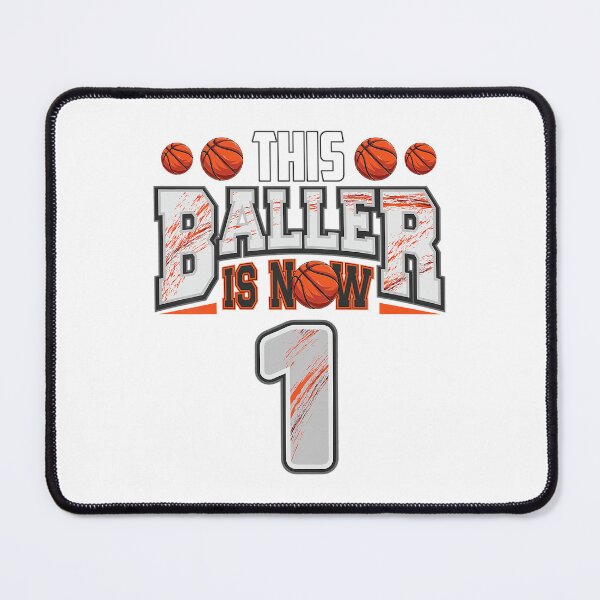 Item preview, Baller Is Now 1 Kids Basketball Player 1 Years Old Basketball 1st Birthday designed and sold by PameGraha.