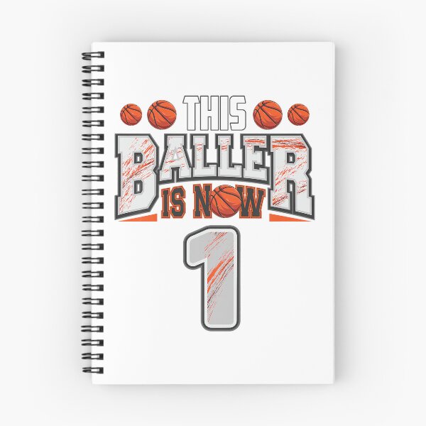 Item preview, Baller Is Now 1 Kids Basketball Player 1 Years Old Basketball 1st Birthday designed and sold by PameGraha.