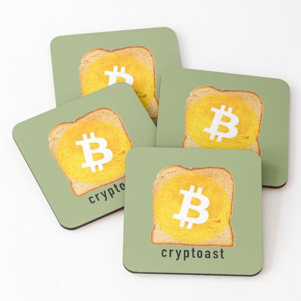 Item preview, Cryptoast - bitcoin toast crypto designed and sold by Crypmetal.