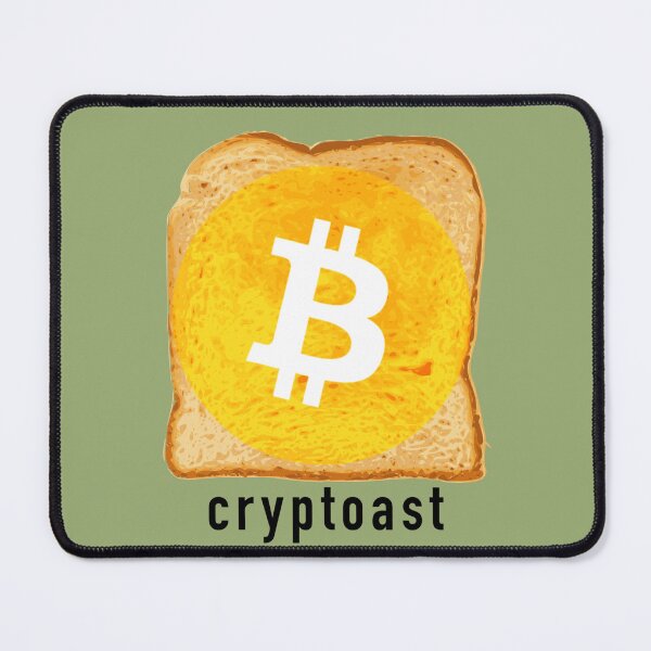 Item preview, Cryptoast - bitcoin toast crypto designed and sold by Crypmetal.