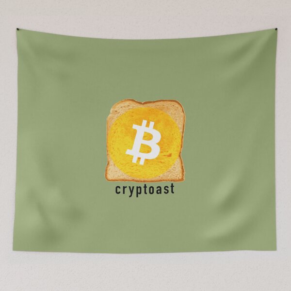 Item preview, Cryptoast - bitcoin toast crypto designed and sold by Crypmetal.