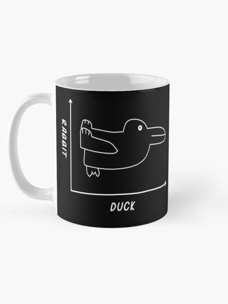 Thumbnail 5 of 6, Coffee Mug, Duck/Rabbit Graph designed and sold by Bethcentral Designs.