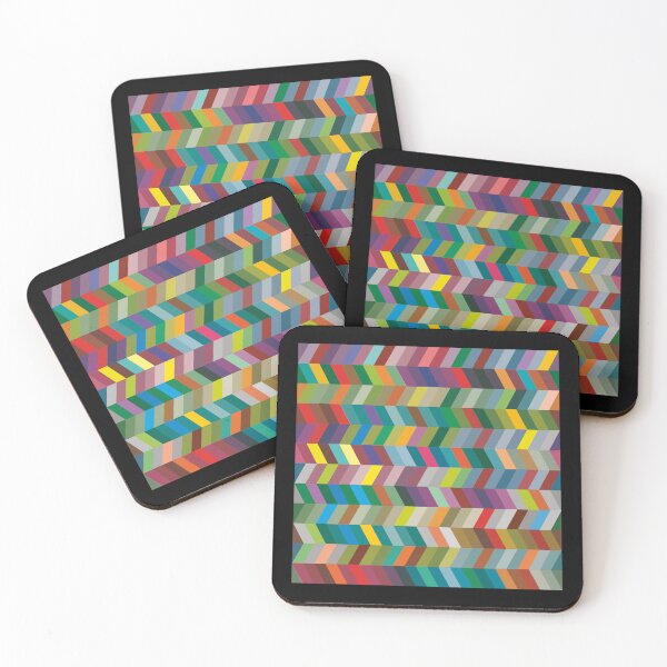 Item preview, Geometric trippy steps pattern art designed and sold by knappidesign.