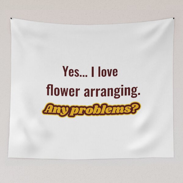 Item preview, I love Flower Arranging designed and sold by cooldesignsalot.