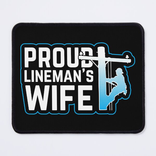 Item preview, Proud Lineman's Wife Line Worker Gift Idea designed and sold by haselshirt.