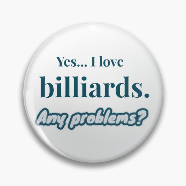 Item preview, I love Billiards designed and sold by cooldesignsalot.
