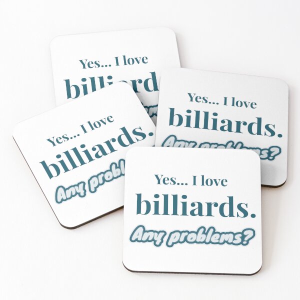 Item preview, I love Billiards designed and sold by cooldesignsalot.