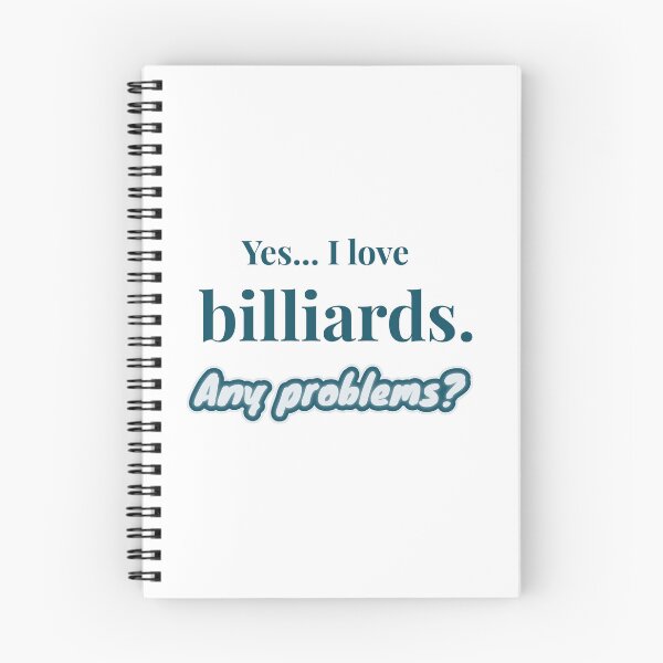 Item preview, I love Billiards designed and sold by cooldesignsalot.