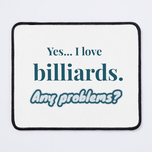 Item preview, I love Billiards designed and sold by cooldesignsalot.