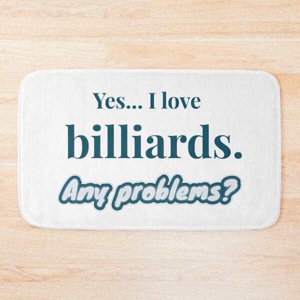 Item preview, I love Billiards designed and sold by cooldesignsalot.