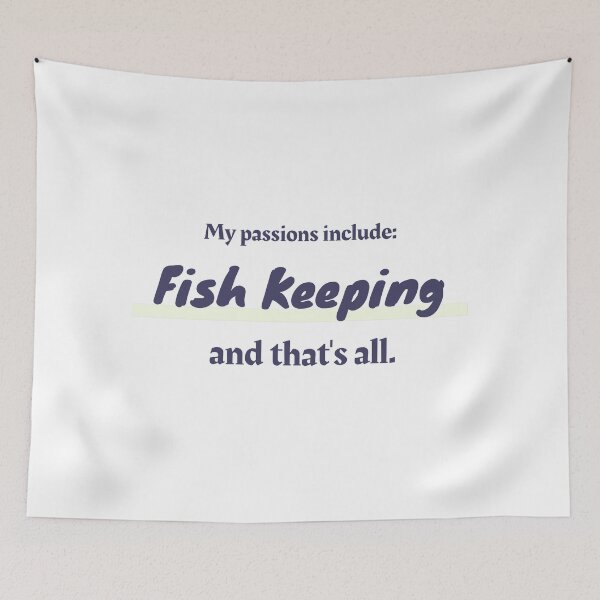 Item preview, Fish Keeping is my passion designed and sold by cooldesignsalot.