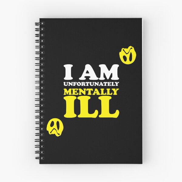 Item preview, I am Unfortunately Mentally Ill | Drippy Smiley Face designed and sold by SomeDesignThing.