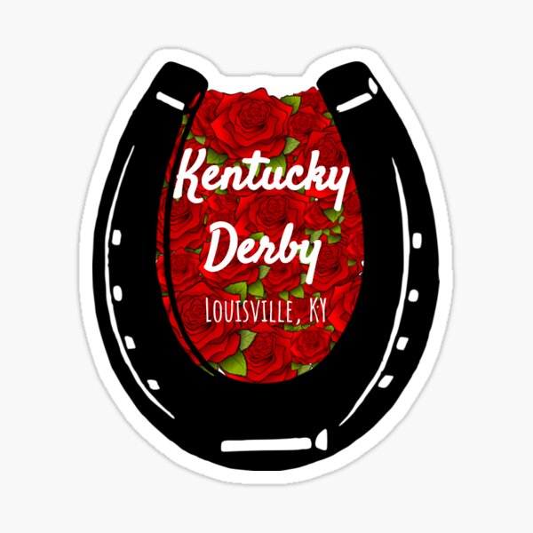 Kentucky Derby Sticker
