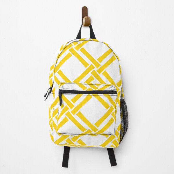 Item preview, Classic Tropical Bamboo Trellis Pattern Yellow 121 designed and sold by tonymagnerart.