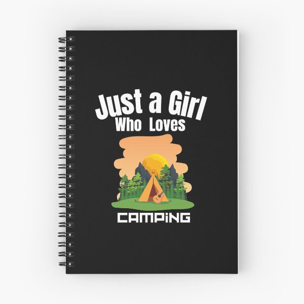 Item preview, Just a Girl Who loves Camping  designed and sold by WaguinhoTex.