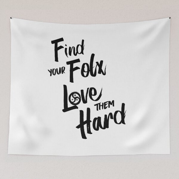 Item preview, Find Your Folx - BDSM Triskelion  designed and sold by WingMarks.