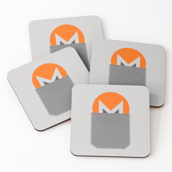 Item preview, Monero in T-shirt pocket designed and sold by Crypmetal.