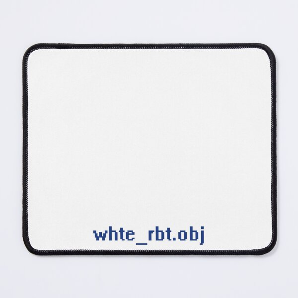 Item preview, White Rabbit Object (Blue) designed and sold by Michelle Ferguson.