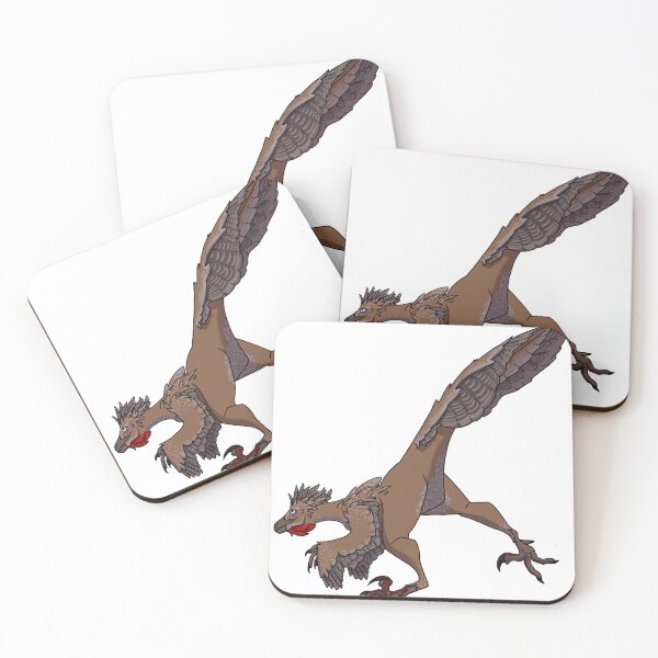 Item preview, velociraptor dinosaur sticker designed and sold by FireLily08.