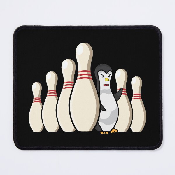 Item preview, Bowling Penguin Pin Christmas Xmas Holiday Gift designed and sold by haselshirt.