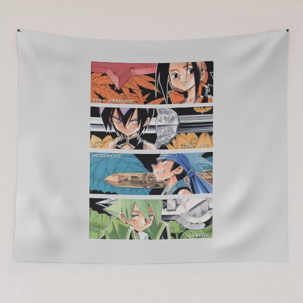 Item preview, Anime Manga Shaman King Merch Asakura Yoh Ren Tao Horohoro Usui Lyserg designed and sold by Kristineiu12.