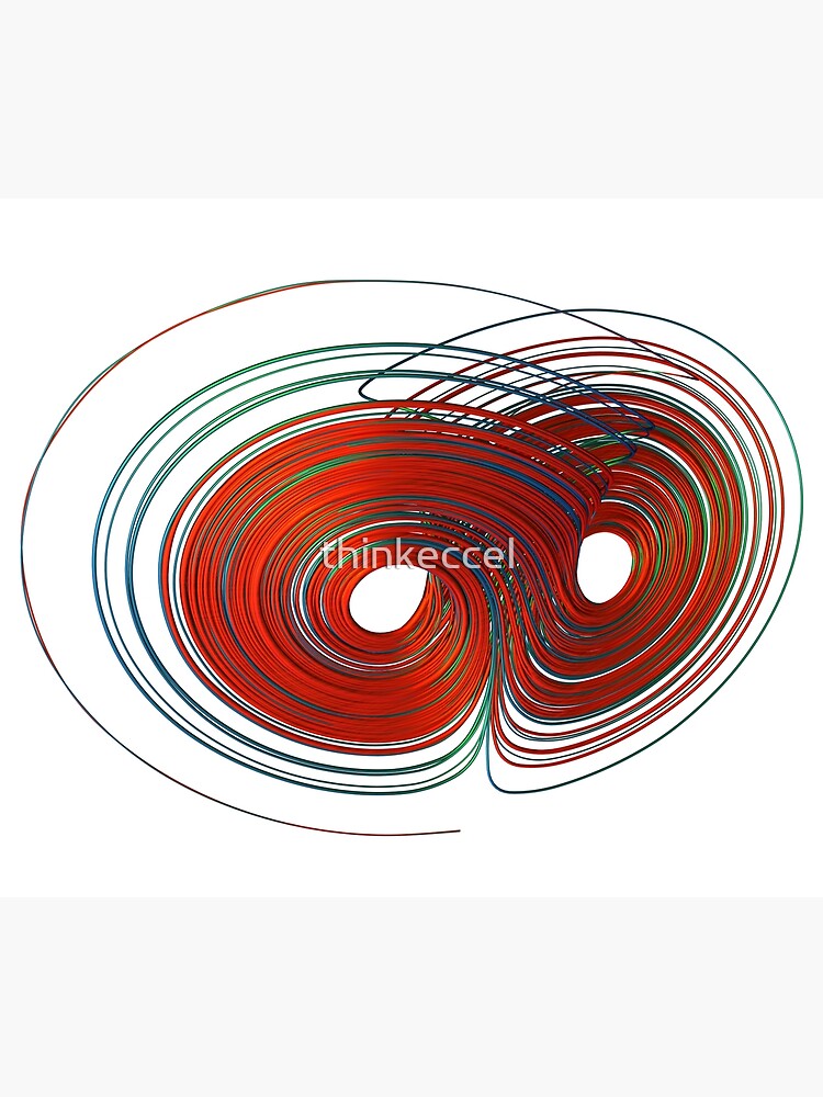 Chaos Theory, Butterfly Effect - Chen-Celikovsky Attractor #1&quot; Art 