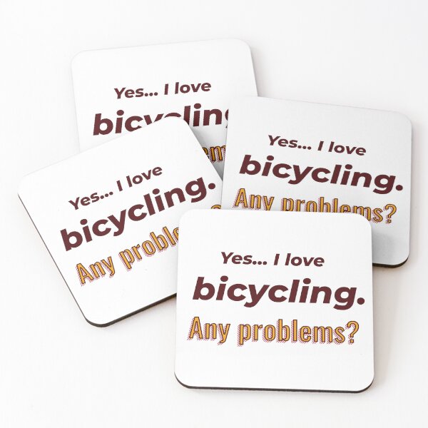 Item preview, I love Bicycling designed and sold by cooldesignsalot.