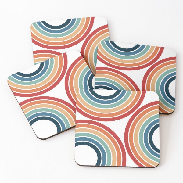 Item preview, Colorful retro style circles designed and sold by BattaAnastasia.