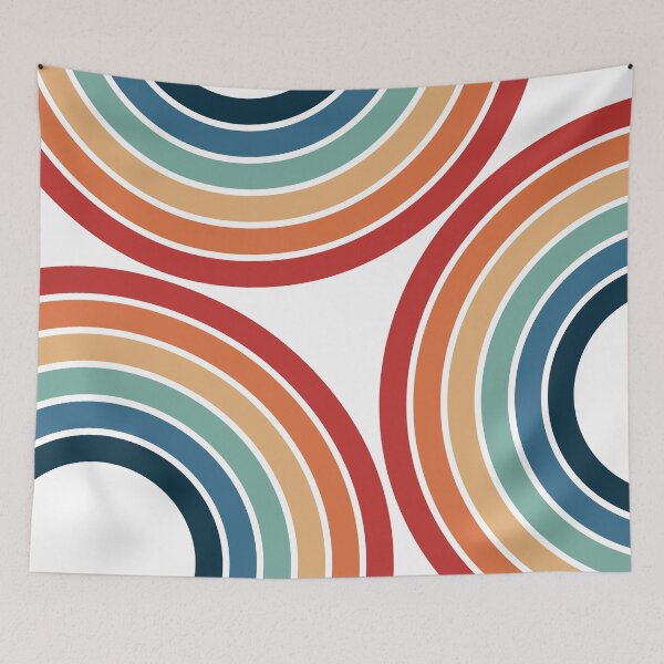Item preview, Colorful retro style circles designed and sold by BattaAnastasia.
