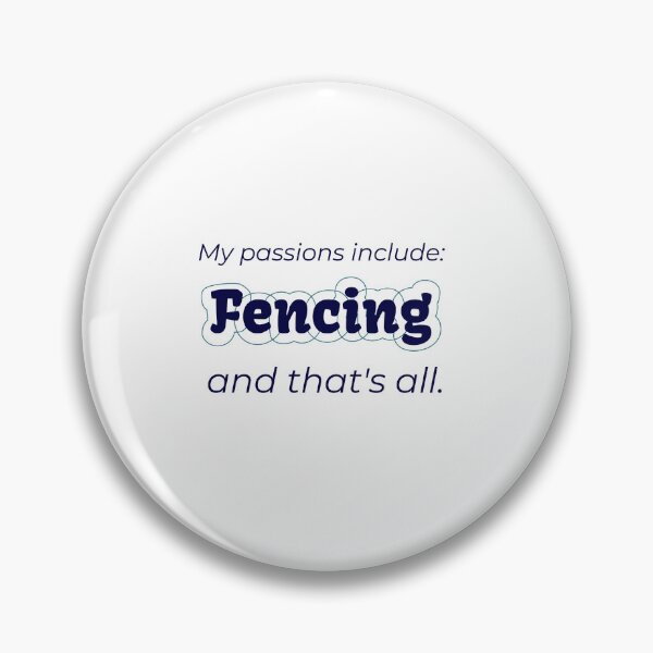 Item preview, Fencing is my passion designed and sold by cooldesignsalot.